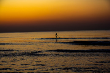 Fototapeta premium Sunset Over Sea