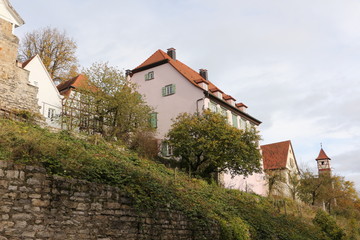 Blick auf Bad Wimpfen in der Kaiserpfalz