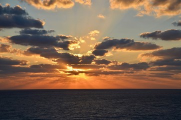 atardecer