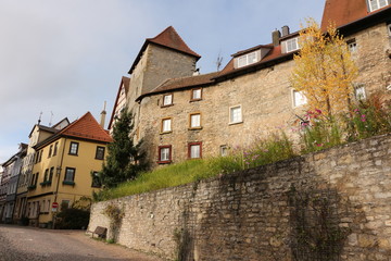 Blick auf Bad Wimpfen in der Kaiserpfalz
