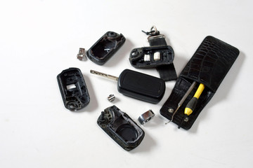 Ignition keys fixing