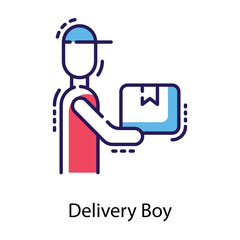  Delivery Man Vector 