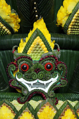 Interior of Temple Bangkok Thailand