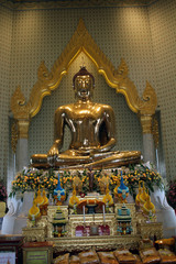 Interior of Temple Bangkok Thailand