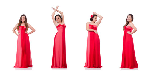 Young woman in fashion concept