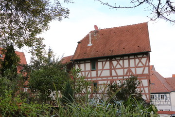 Historische Gebäude im Zentrum von Bad Wimpfen