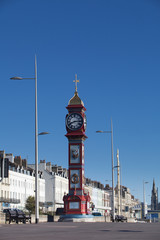 Weymouth Jubilee Clock in Spring