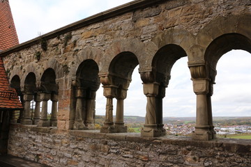 Reste der alten Stadtmauer in der Altstadt von Bad Wimpfen
