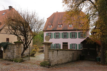 Historische Gebäude in der Altstadt von Bad Wimpfen
