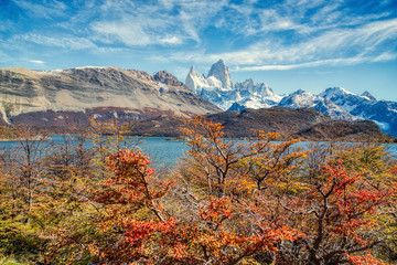 Fitz Roy view from the Laguna de los Patos