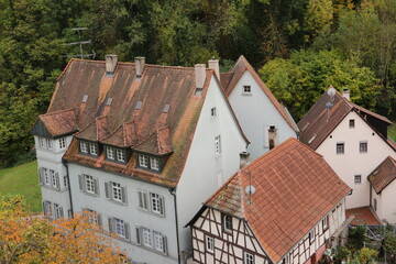 Historische Gebäude im Zentrum von Bad Wimpfen