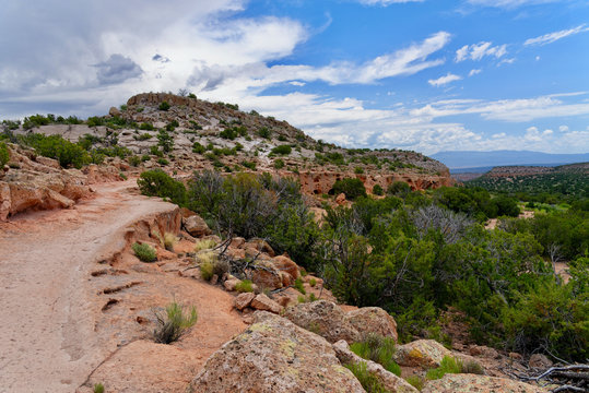 The Tsankawi Trail in Bandelier National Monument