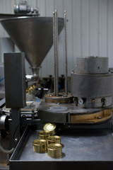 fish factory, salmon caviar