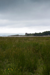 Fototapeta na wymiar Scottish Castle on the coast of Argyll in Scotland