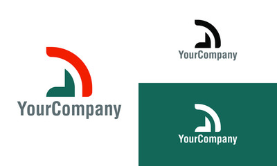 Letter D logo design template. Simple minimalist template graphic illustration. Creative vector emblem, for icon or design concept.