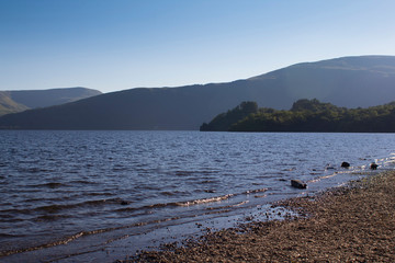 Scottish Loch Lomond on a sunny summers day. 