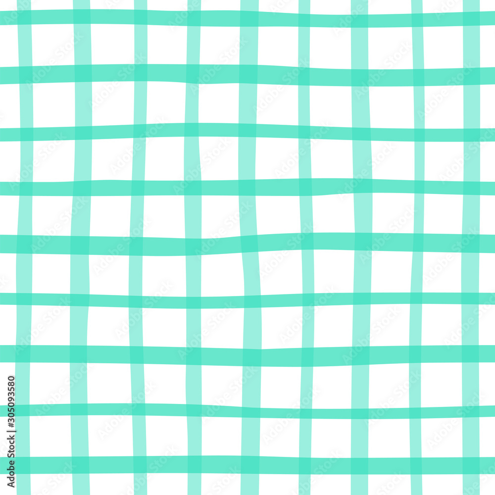 Leinwandbilder Abstract background seamless pattern with hand drawn lines. Hand drawn design. Modern web template. Abstract concept graphic element. Creative art, modern design concept. Vector geometric pattern.