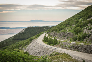Fototapeta premium road in mountains like a dream