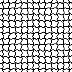 Naklejka premium Abstract background seamless pattern with hand drawn lines. Hand drawn design. Modern web template. Abstract concept graphic element. Creative art, modern design concept. Vector geometric pattern.