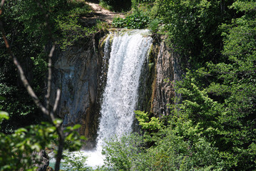 waterfall in the forest - Croatia3