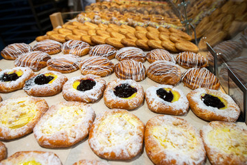 assortment in the confectionery department