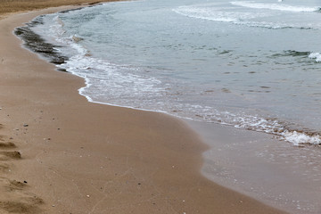 Empty Beach, sand and sea