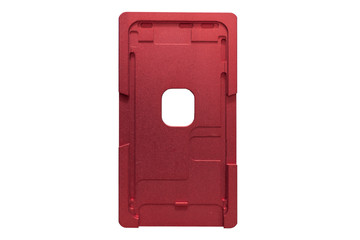 Metal construction for fixing the phone screen at the time of repair of its parts.