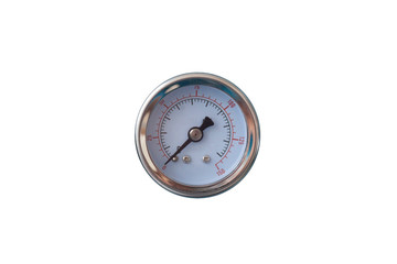 Measurement sensor. Temperature scale. Isolated on a white background.