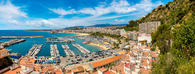 Obraz premium Panoramic view of Blanes