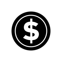 dollar icon vector design template