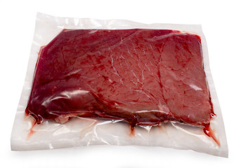 veal in vacuum packing