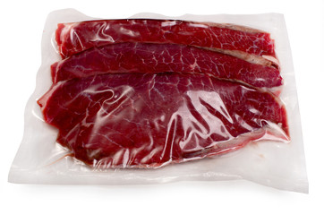 veal in vacuum packing