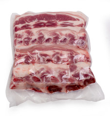 pork in vacuum packing