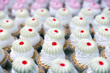 meringue pie at the confectionery factory