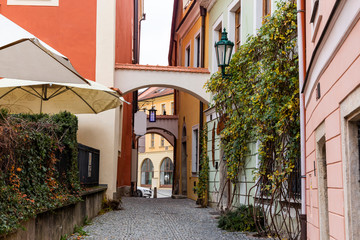 Street in Kutna Hora (Kuttenberg), Czech republic.