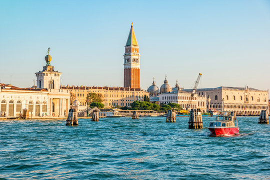 The View Of Venetian Lagoon In Morning