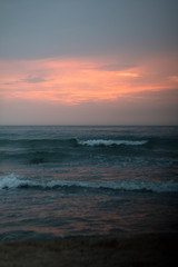Fototapeta premium sunset over the sea