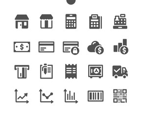 Shopping v1 UI Pixel Perfect Well-crafted Vector Solid Icons 48x48 Ready for 24x24 Grid for Web Graphics and Apps. Simple Minimal Pictogram