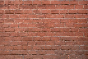Obraz premium Red brick wall texture grunge background 