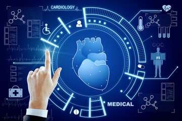 Cardiology and science concept