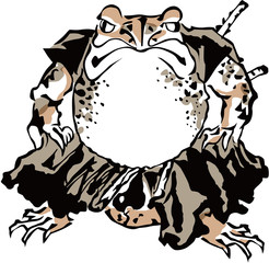 浮世絵　かえる　その4