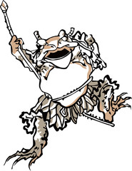 浮世絵　かえる　その5