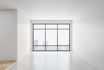 Fototapeta premium Spacious interior with copyspace