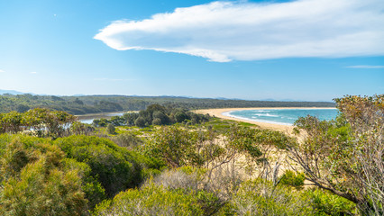 Beach meets the australian bush