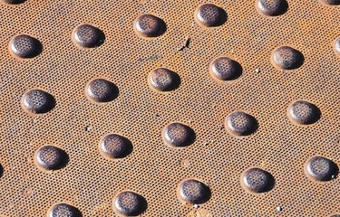Grid on Sidewalk