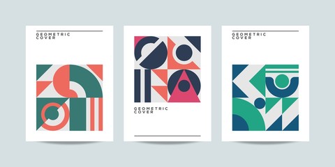 Geometric cover background