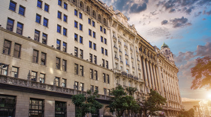 Buenos Aires, scenic Microcentro, a Central Business District