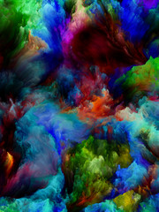 Obraz na płótnie Canvas Synergies of Virtual Color