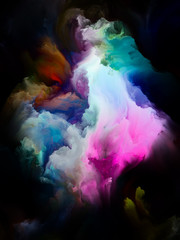 Obraz na płótnie Canvas Waves of Virtual Color
