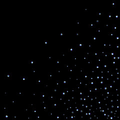 Rainbow, iridescent rectangle, shiny confetti.